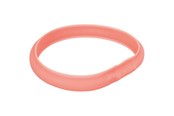 Hund - Trixie Flash light band USB L–XL: 70 cm/30 mm coral - TX12674