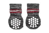 Hund - Trixie Dog Socks grey XXS-XS (2 pcs.) non-slip - TX19500