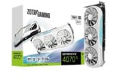 Grafikkort - ZOTAC GeForce RTX 4070 Ti Trinity OC White - 12GB GDDR6X RAM - Grafikkort - ZT-D40710Q-10P