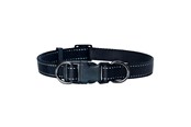 Hund - Dogman Just. halsb Iris svart 22-35cm - 123000