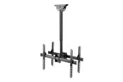 Veggmontering, AV-braketter & AV-møbler - Deltaco Office ARM-0403 mounting kit - back-to-back telescopic - for 2 flat panels - black 45 kg 70" 200 x 200 mm - ARM-0403