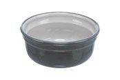 Hund - Trixie Bowl ceramic 1.6 l/ø 20 cm grey/light grey - TX24412