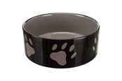 Hund - Trixie Ceramic Bowl w/ paws 1.4 l/ø 20 cm - TX24533