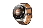 Smartklokke, Smartwatch & Sportsklokke - Huawei Watch 4 Pro 48mm Classic - Titanium Case with Dark Brown Leather Strap - 55020AMG