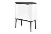 Kjøkkentilbehør - brabantia Bo Touch Bin - rubbish bin - 34 L - white - 31 35 47