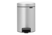 Rengjøring - brabantia newIcon - rubbish bin - 3 L - metallic grey - 11 32 60