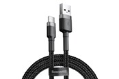 USB - Baseus Cafule cable USB-C 3A 0.5m (Gray+Black) - CATKLF-AG1