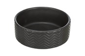 Hund - Trixie Ceramic Bowl dog 0.4 l/ø 13 cm black - TX25020