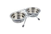 Hund - Trixie Bowl Set with Rattle Protection 2 × 0.25 l/ø 11 cm - TX25230