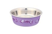 Katt - Trixie Stainless Steel Bowl cat 0.3 l/ø 12 cm assorted colours - TX25270