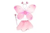 Kostymer - Toi-Toys Princess Friends Dress Up Set Butterfly Fairy with - 12151Z