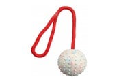 Hund - Trixie Ball on a Rope ø 7/30cm assorted colours - TX3308