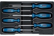 Håndverktøy - Bosch SCREWDRIVER SET 6PC SL/PH/PZ/TX PROFESSIONAL COMBO KIT - 1600A02CV3