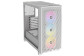 Kabinett - Corsair 3000D RGB AIRFLOW TG - White - Kabinett - Miditower - Hvit - CC-9011256-WW