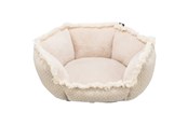 Hund - Trixie Boho bed square 50 × 50 cm beige - TX38212