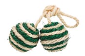 Katt - Trixie 2 Balls on a Rope ø 4.5 cm assorted colours - TX4077