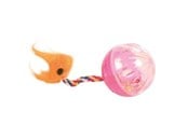 Katt - Trixie Set of Rattling Balls with Tails ø 4 cm assorted colours - TX4165