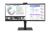 Skjerm - 34" LG UltraWide 34BQ77QC-B - 3440x1440 - IPS - 90W USB-C - 34BQ77QC-B.AEU