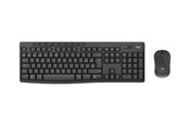 Tastatur - Logitech MK370 Combo for Business - keyboard and mouse set - QWERTY - US International - graphite - Tastatur & Mussett - Universal - Svart - 920-012077