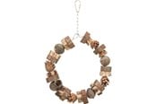 Fugl - Trixie Ring swing wood/pine cone ø 18 cm - TX51701