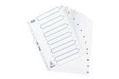 Lommer, Omslag & Registre - Oxford ELBA StrongLine - divider - for A4 - white - 100204771