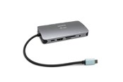 Dokkingstasjon - Dicota USB-C Portable 10-in-1 Docking Station HDMI/PD 100W - D31955