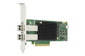 Nettverksadapter - Emulex LPe31002 Gen 6 (16Gb) dual-port HBA (upgradeable to 32Gb) - host bus adapter - PCIe 3.0 x8 - 16Gb Fibre Channel x 2 - LPE31002-M6