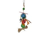 Fugl - VADIGRAN Bird Toy 3 wicker balls multi color 35cm - FF14055