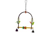 Fugl - VADIGRAN Bird Toy plexi Swing multi color 26cm - FF14065