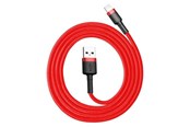 USB - Baseus Cafule Cable USB Lightning 1.5A 2m (Red) - CALKLF-C09