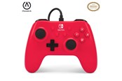 Spill - Tilbehør - PowerA Wired Controller for Nintendo Switch - Raspberry Red - Controller - Nintendo Switch - NSGP0142-01