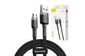 USB - Baseus Cafule Cable USB For Micro 2A 3m Gray+Black - 6953156296374