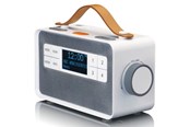 DAB, nettverks- og klokkeradio - Lenco PDR-065WH - Portable FM/DAB+ radio with big buttons and "Easy Mode" function - DAB+/FM - Stereo - Hvit - PDR-065WH