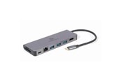 Dokkingstasjon - Gembird Cablexpert A-CM-COMBO5-05 - docking station - USB-C 3.1 - HDMI - GigE - A-CM-COMBO5-05