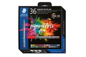 Skrive- & Tegneverktøy - Staedtler Pigment brush 371 36 pcs. Cardboard box - 371 C36