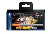 Skrive- & Tegneverktøy - Staedtler Pigment brush 371 "Greys & Caramels" 6 pcs. Cardboard box - 371 C6-4