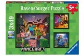 Puslespill - Ravensburger Minecraft Biomes 3x49p - 10105621