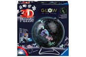 Puslespill - Ravensburger 3D Glow Dark Starglobe 180p 3D Puslespill - 10311544