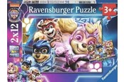 Puslespill - Ravensburger Paw Patrol The Mighty Movie 2x12p - 10105721