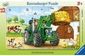 Puslespill - Ravensburger Tractor On The Farm 15p - 10106044