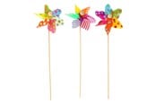 Utendørsleker - Small Foot - Wooden Windmill Flowers 28cm - 1262