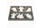 Kreative leker - Small Foot - Wooden Christmas Hangers Angel 18pcs - 10542