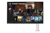 Skjerm - 32" LG 32SQ780S-W - 3840x2160 - 65Hz - VA - USB-C - Smart Monitor - 32SQ780S-W