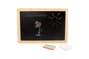 Kreative leker - Small Foot - Wooden Chalkboard with Colored Crayon - 3497