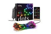 Smarthus - Twinkly Dots – 200 App-kontrollerte RGB LED-lysdioder, 10 m, svart ledning - TWD200STP-BEU