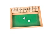 Brettspill & Puslespill - Small Foot - Shut the Box Wooden Dice Game - 2116