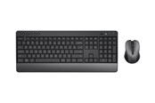 Tastatur - Trust TKM-450 Comfort Wireless Keyboard & Mouse Set (Nordic) - Tastatur & Mussett - Nordisk - Svart - 24920