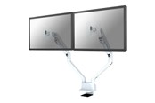 Skjermholder - Neomounts by NewStar Neomounts FPMA-D750DWHITE2 mounting kit - full-motion - for 2 LCD displays - white - FPMA-D750DWHITE2