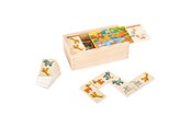 Brettspill & Puslespill - Small Foot - Wooden Domino Game Safari - 10963