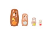 Treleker - Small Foot - Wooden Matryoshka Doll Bear Family - 10621